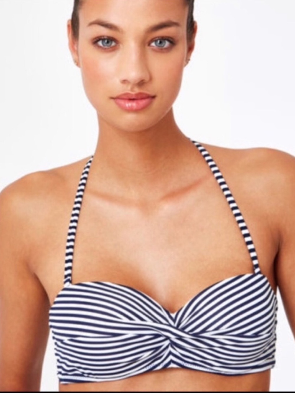 NWOT Aerie Striped Push Up Bikini Top